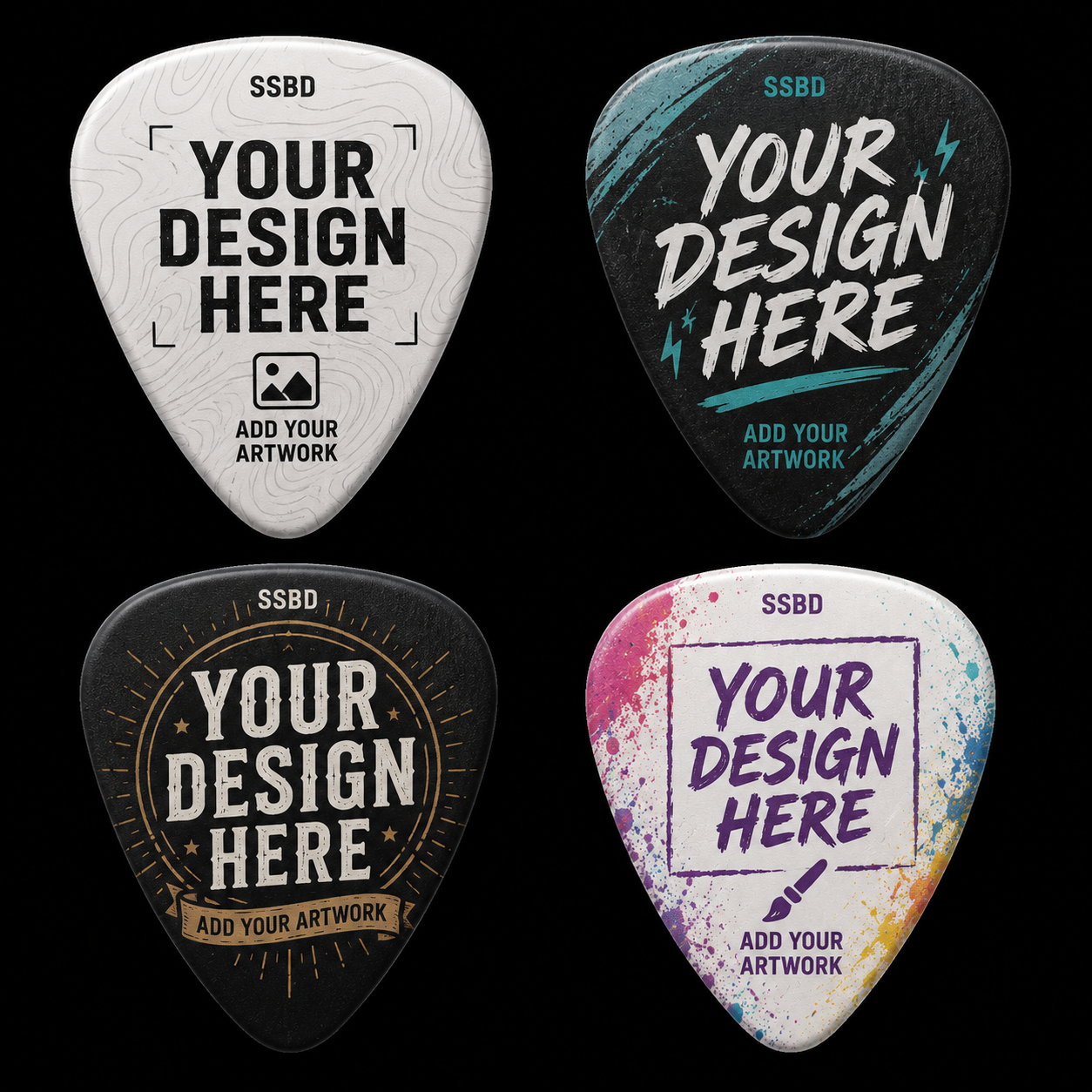 Create Your Own Customize Guitar Picks